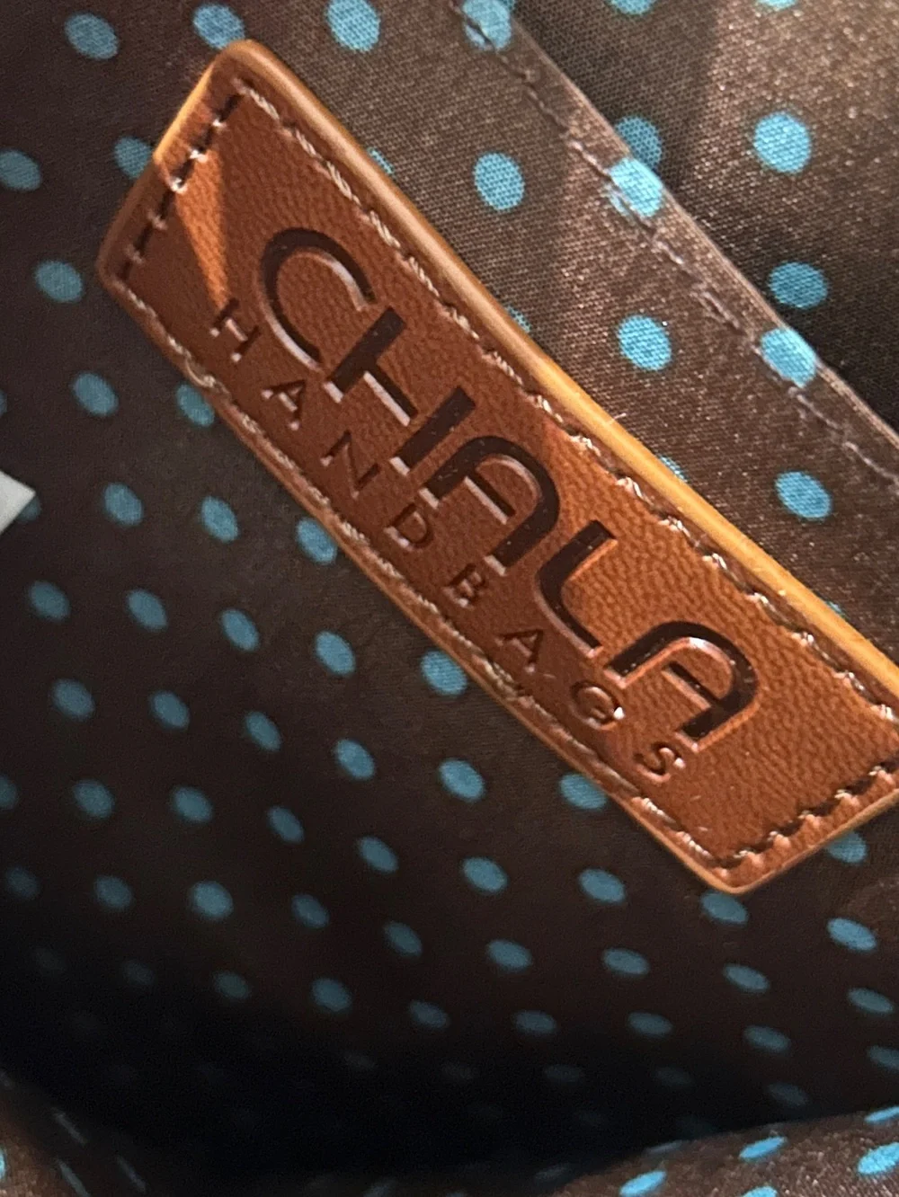 Chala Taupe Cat Appliqué Zip Around Wallet